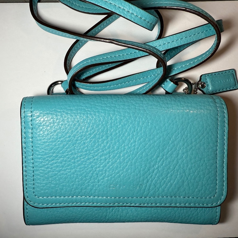 Coach Crossbody pebbled leather
